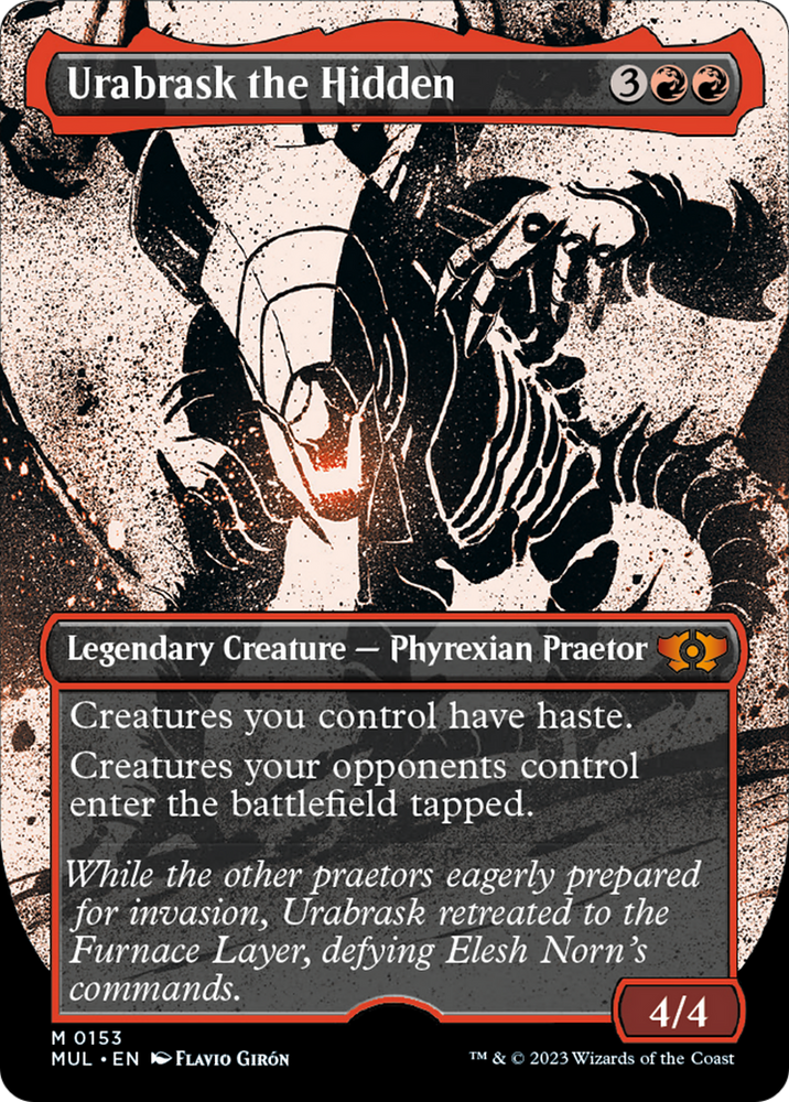 Urabrask the Hidden (Halo Foil) [Multiverse Legends] - PokeCharles PokeStore
