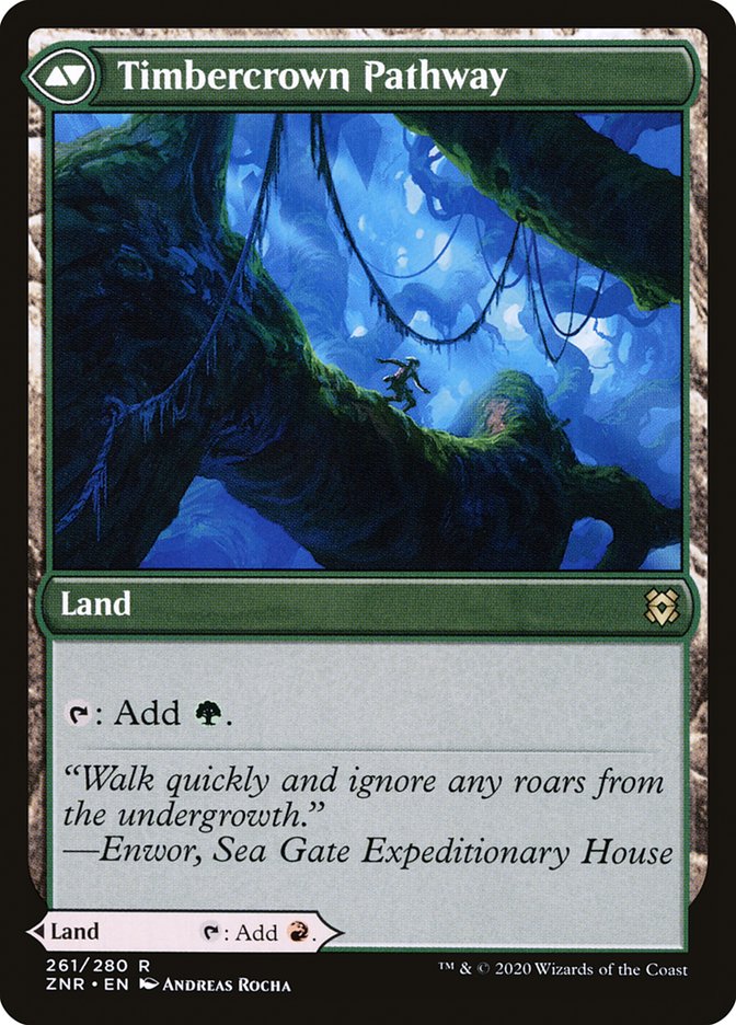 Cragcrown Pathway // Timbercrown Pathway [Zendikar Rising] - PokeCharles PokeStore