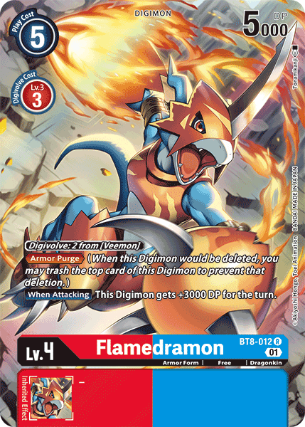 Flamedramon [BT8-012] (Alternate Art) [New Awakening] - PokeCharles PokeStore
