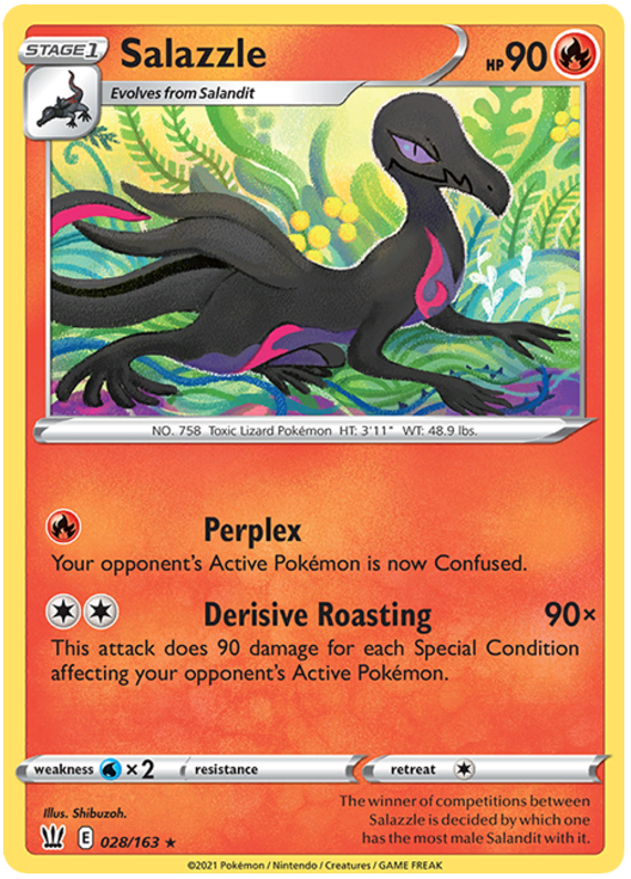Salazzle (028/163) [Sword & Shield: Battle Styles] - PokeCharles PokeStore