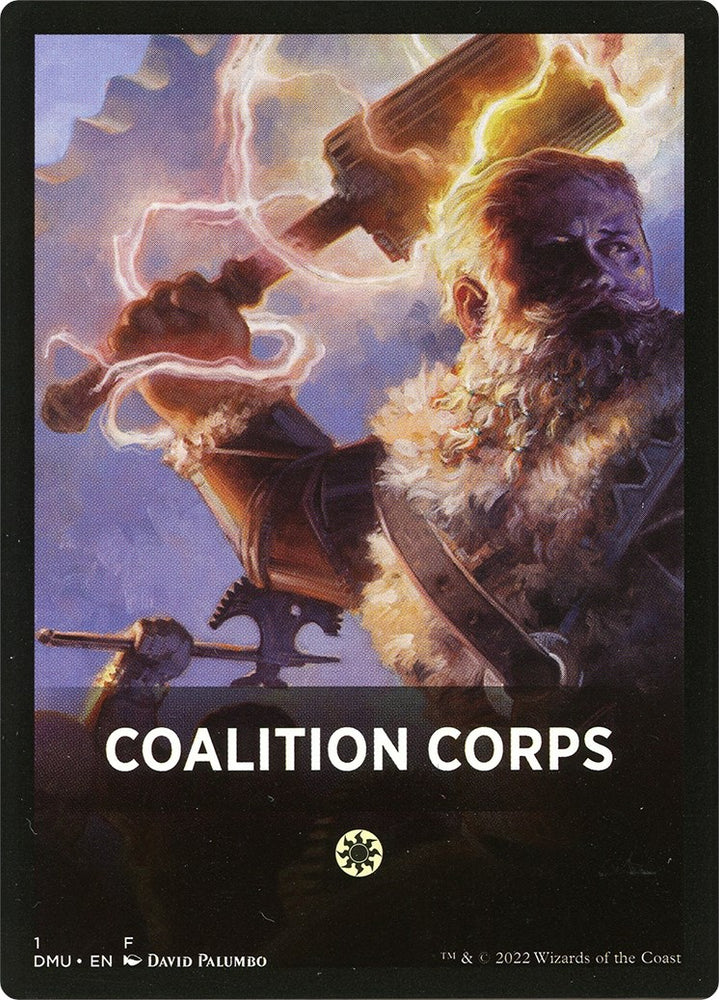 Coalition Corps Theme Card [Dominaria United Tokens] - PokeCharles PokeStore