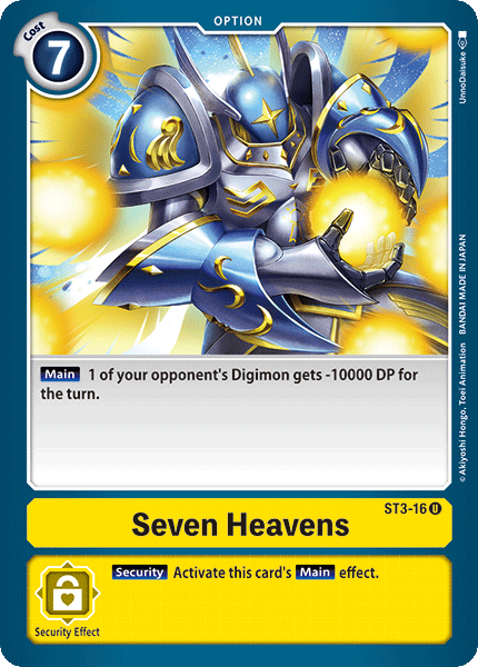 Seven Heavens [ST3-16] [Starter Deck: Heaven's Yellow] - PokeCharles PokeStore