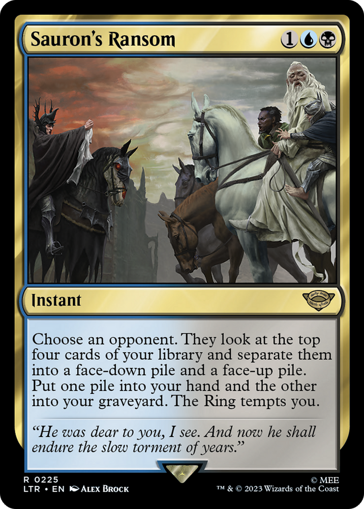Sauron's Ransom [The Lord of the Rings: Tales of Middle-Earth] - PokeCharles PokeStore