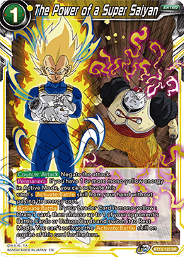 The Power of a Super Saiyan (BT13-120) [Supreme Rivalry] - PokeCharles PokeStore