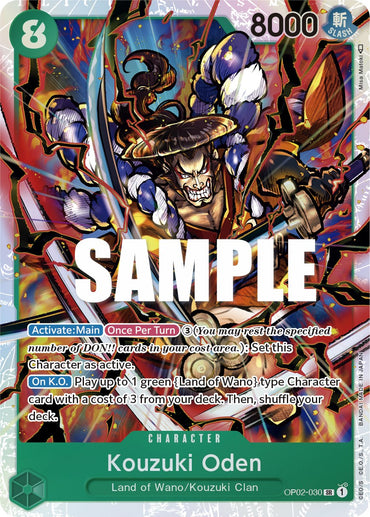 Kouzuki Oden [Paramount War] - PokeCharles PokeStore