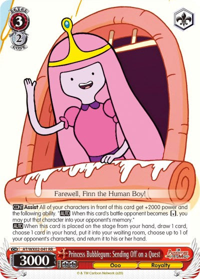 Princess Bubblegum: Sending Off on a Quest (AT/WX02-041 RR) [Adventure Time] - PokeCharles PokeStore