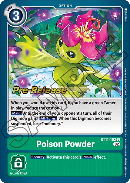 Poison Powder [BT11-103] [Dimensional Phase Pre-Release Promos] - PokeCharles PokeStore