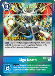 Giga Death [BT8-099] [New Awakening Pre-Release Cards] - PokeCharles PokeStore