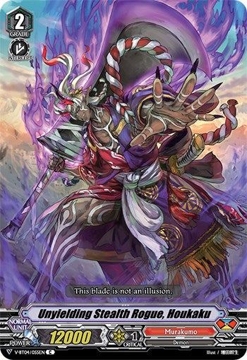 Unyielding Stealth Rogue, Houkaku (V-BT04/055EN) [Vilest! Deletor] - PokeCharles PokeStore