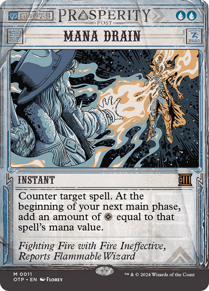 Mana Drain [Outlaws of Thunder Junction: Breaking News] - PokeCharles PokeStore