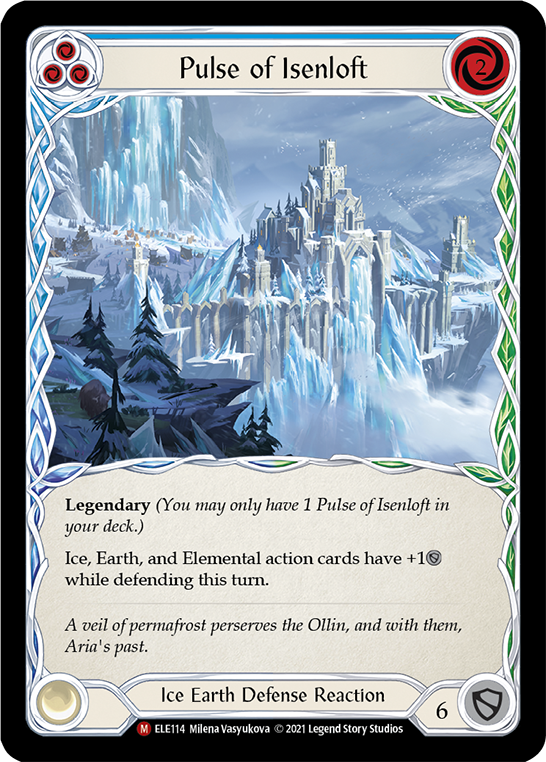 Pulse of Isenloft [ELE114] (Tales of Aria)  1st Edition Cold Foil - PokeCharles PokeStore