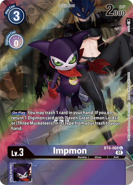 Impmon [BT6-068] (Alternate Art) [Double Diamond] - PokeCharles PokeStore