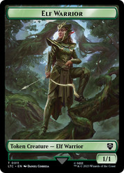 Elf Warrior // Insect Double Sided Token [The Lord of the Rings: Tales of Middle-Earth Commander Tokens] - PokeCharles PokeStore