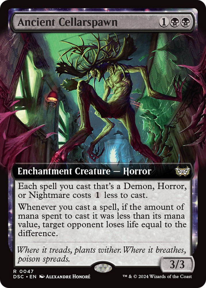 Ancient Cellarspawn (Extended Art) [Duskmourn: House of Horror Command