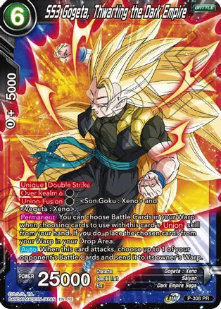 SS3 Gogeta, Thwarting the Dark Empire (P-308) [Mythic Booster] - PokeCharles PokeStore