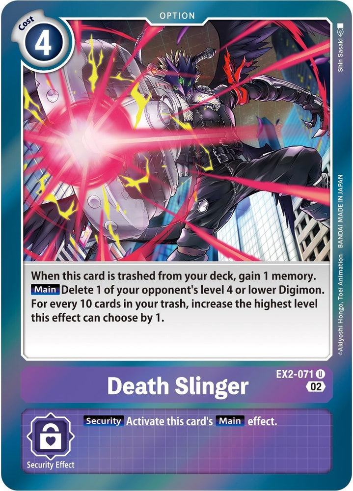 Death Slinger [EX2-071] (Alternate Art) [Starter Deck: Beelzemon Advanced Deck Set] - PokeCharles PokeStore