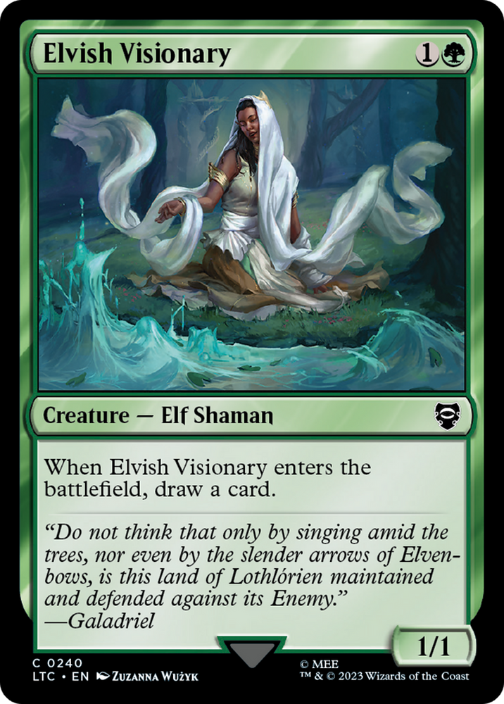 Elvish Visionary [The Lord of the Rings: Tales of Middle-Earth Commander] - PokeCharles PokeStore
