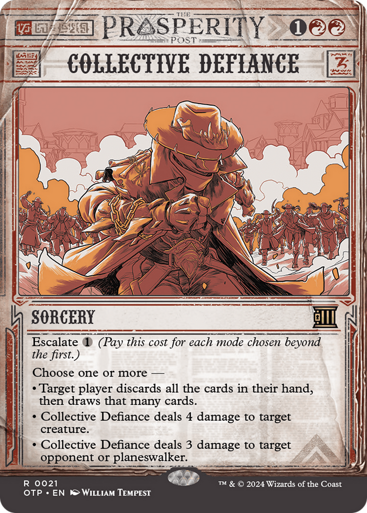 Collective Defiance [Outlaws of Thunder Junction: Breaking News] - PokeCharles PokeStore