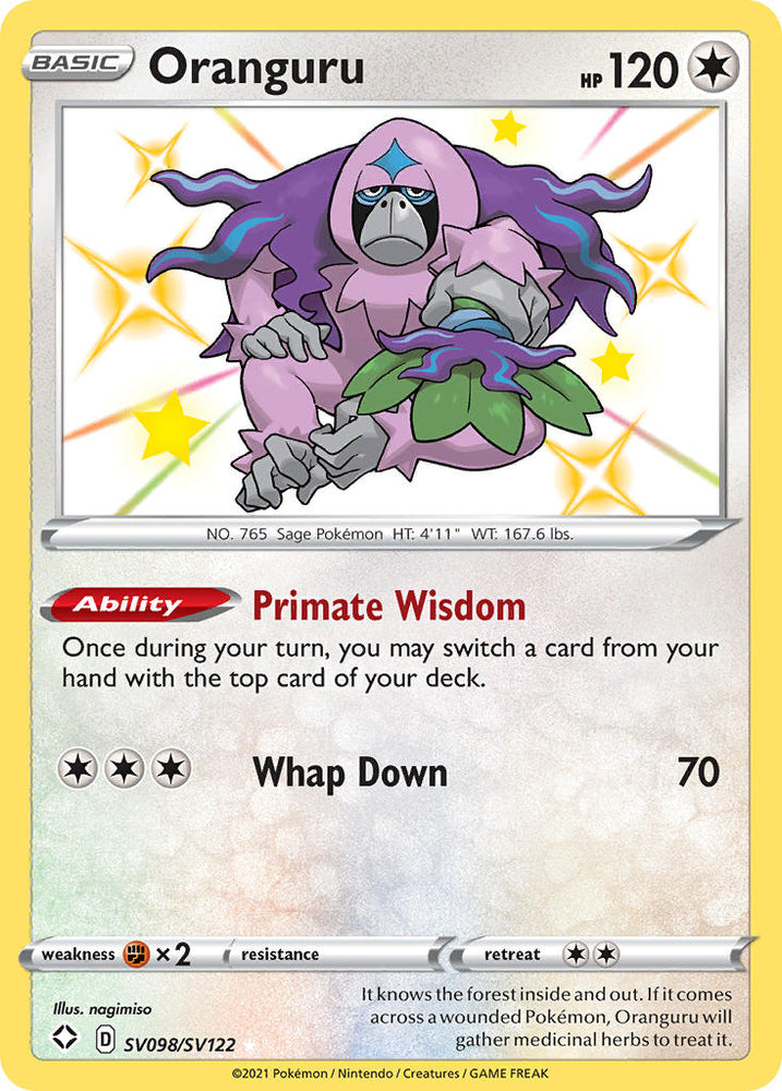 Oranguru (SV098/SV122) [Sword & Shield: Shining Fates] - PokeCharles PokeStore