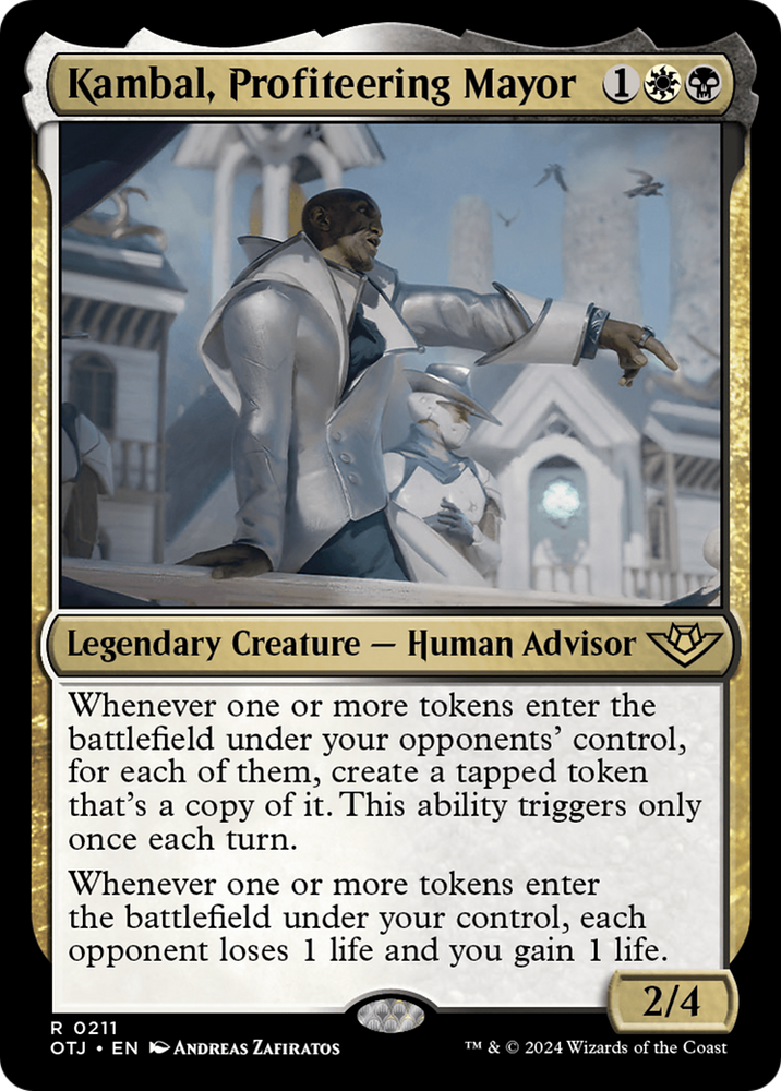 Kambal, Profiteering Mayor [Outlaws of Thunder Junction] - PokeCharles PokeStore