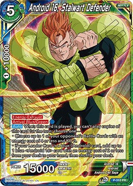 Android 16, Stalwart Defender (P-310) [Tournament Promotion Cards] - PokeCharles PokeStore