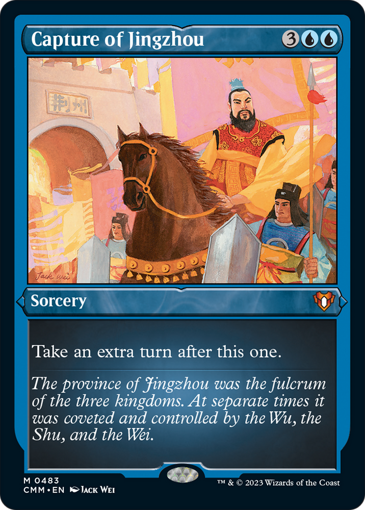 Capture of Jingzhou (Foil Etched) [Commander Masters] - PokeCharles PokeStore