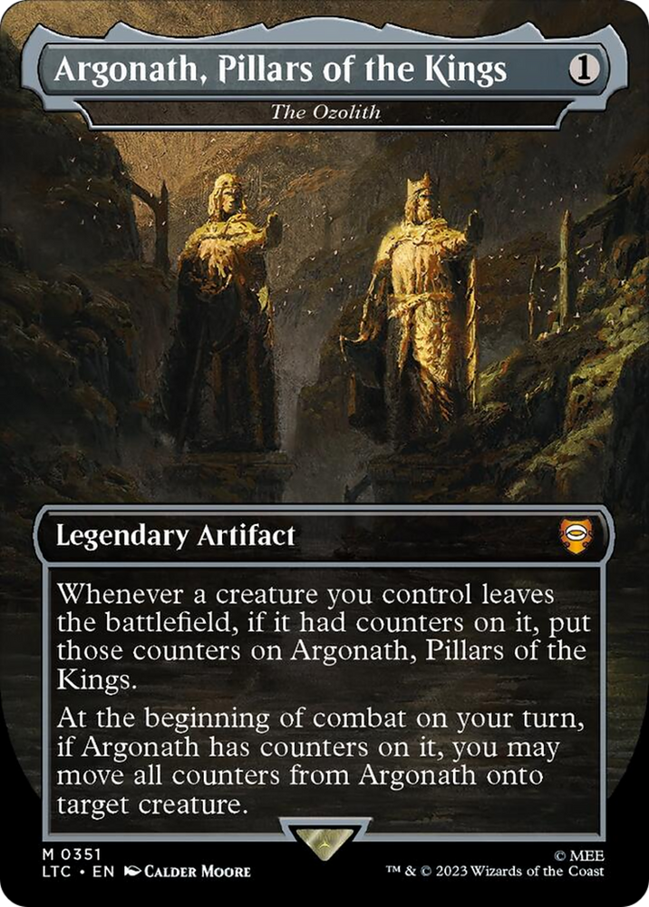 Argonath, Pillars of the Kings - The Ozolith [The Lord of the Rings: Tales of Middle-Earth Commander] - PokeCharles PokeStore