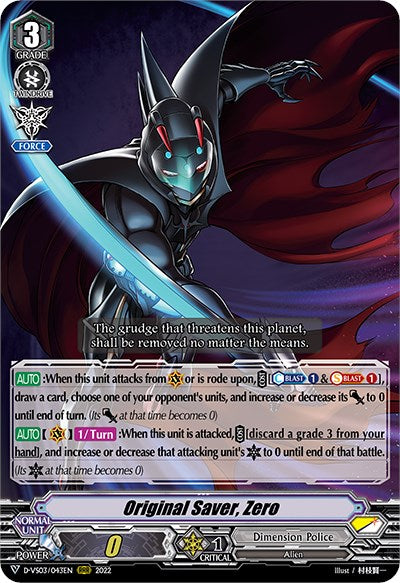 Original Saver, Zero (D-VS03/043EN) [V Clan Collection Vol.3] - PokeCharles PokeStore