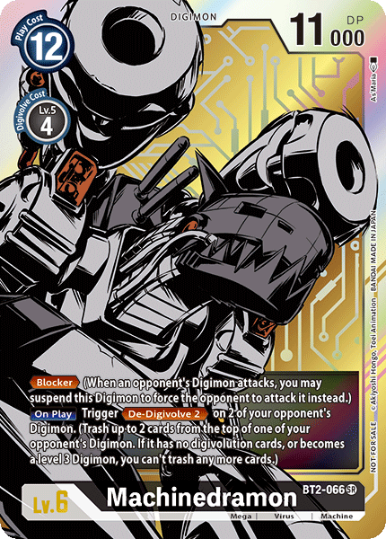 Machinedramon [BT2-066] (Alternate Art) [Release Special Booster Ver.1.0] - PokeCharles PokeStore