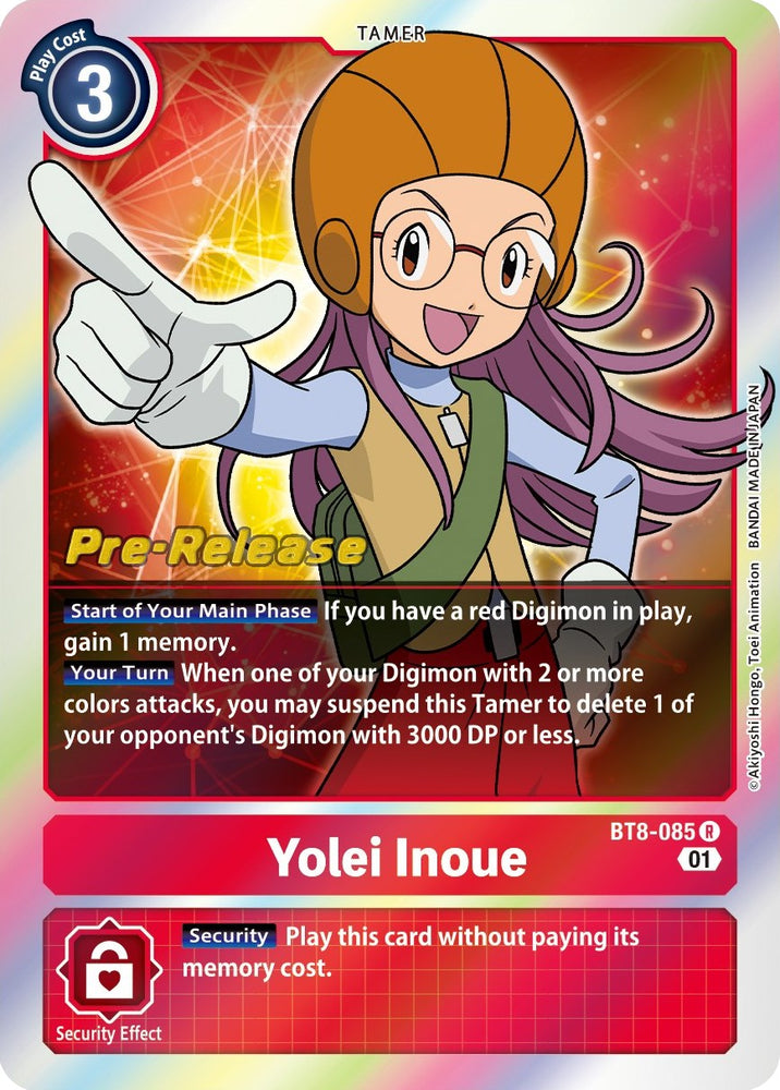 Yolei Inoue [BT8-085] [New Awakening Pre-Release Cards] - PokeCharles PokeStore