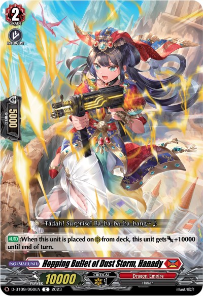 Hopping Bullet of Dust Storm, Hanady (D-BT09/060EN) [Dragontree Invasion] - PokeCharles PokeStore