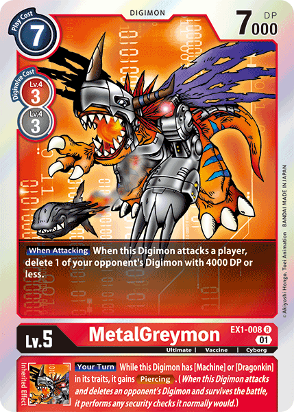 MetalGreymon [EX1-008] [Classic Collection] - PokeCharles PokeStore