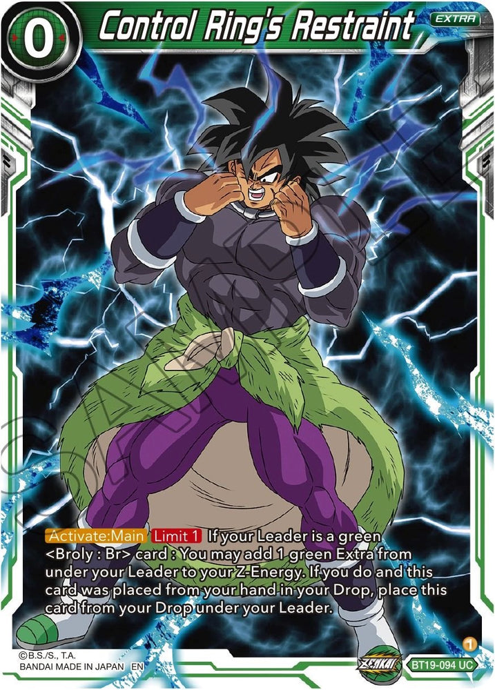 Control Ring's Restraint (BT19-094) [Fighter's Ambition] - PokeCharles PokeStore