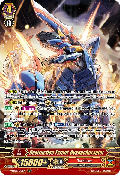 Destruction Tyrant, Gyangchuraptor (V-SS05/S10EN) [Premium Collection 2020] - PokeCharles PokeStore