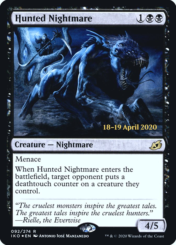 Hunted Nightmare [Ikoria: Lair of Behemoths Prerelease Promos] - PokeCharles PokeStore