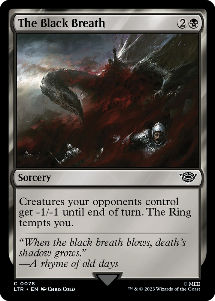 The Black Breath [The Lord of the Rings: Tales of Middle-Earth] - PokeCharles PokeStore