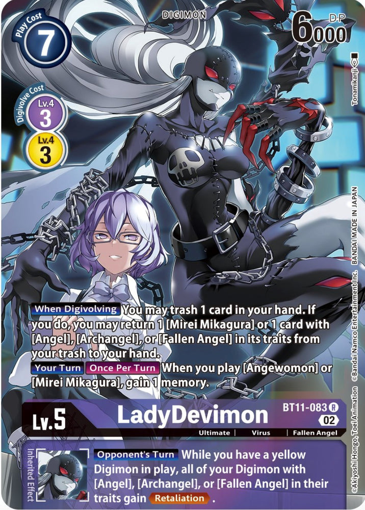 LadyDevimon [BT11-083] (Alternate Art) [Dimensional Phase] - PokeCharles PokeStore
