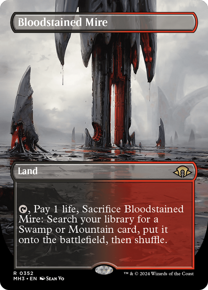 Bloodstained Mire (Borderless) [Modern Horizons 3] - PokeCharles PokeStore