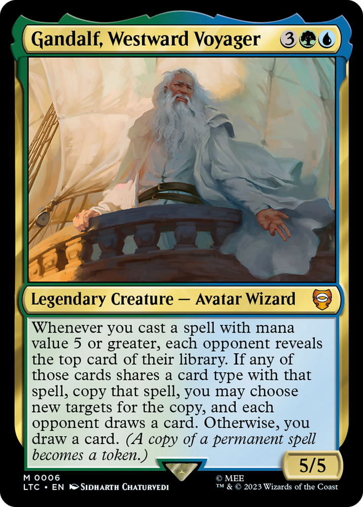 Gandalf, Westward Voyager [The Lord of the Rings: Tales of Middle-Earth Commander] - PokeCharles PokeStore