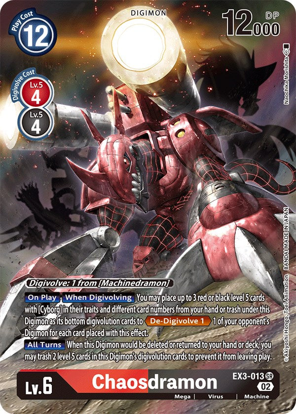 Chaosdramon [EX3-013] (Alternate Art) [Draconic Roar] - PokeCharles PokeStore