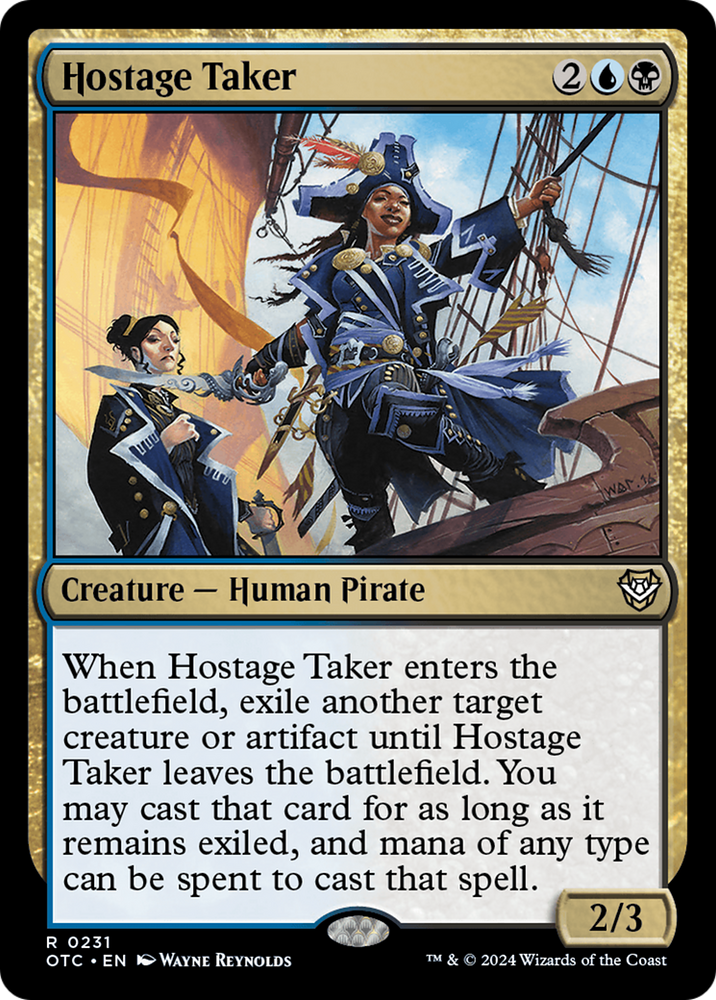 Hostage Taker [Outlaws of Thunder Junction Commander] - PokeCharles PokeStore