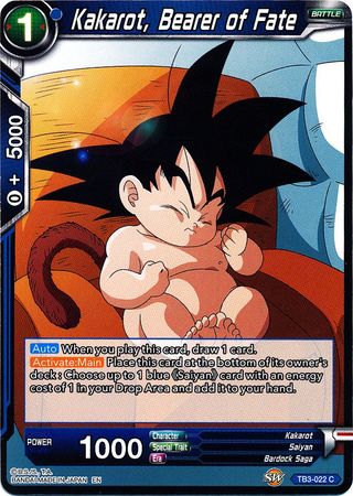 Kakarot, Bearer of Fate (TB3-022) [Clash of Fates] - PokeCharles PokeStore
