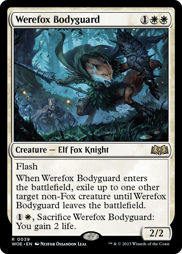 Werefox Bodyguard [Wilds of Eldraine] - PokeCharles PokeStore