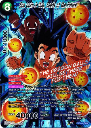 Son Goku & Uub, Seeds of the Future (TB2-069) [World Martial Arts Tournament] - PokeCharles PokeStore