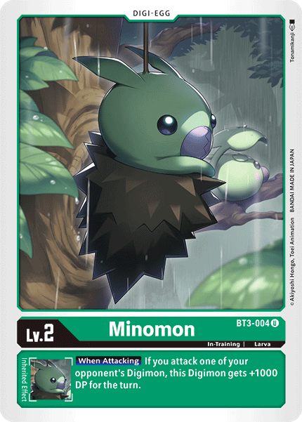 Minomon [BT3-004] [Release Special Booster Ver.1.5] - PokeCharles PokeStore