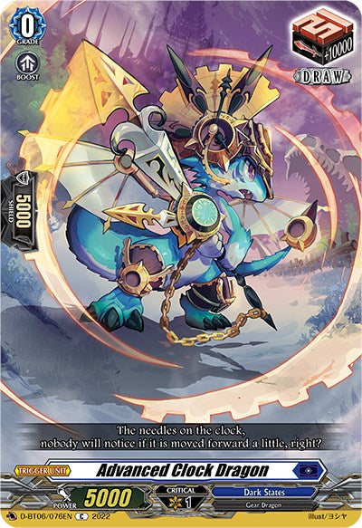 Advanced Clock Dragon (D-BT06/076EN) [Blazing Dragon Reborn] - PokeCharles PokeStore