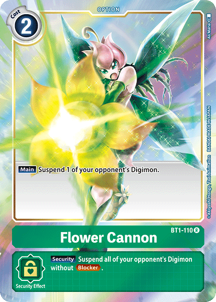 Flower Cannon [BT1-110] (Alternate Art) [Release Special Booster Ver.1.0] - PokeCharles PokeStore
