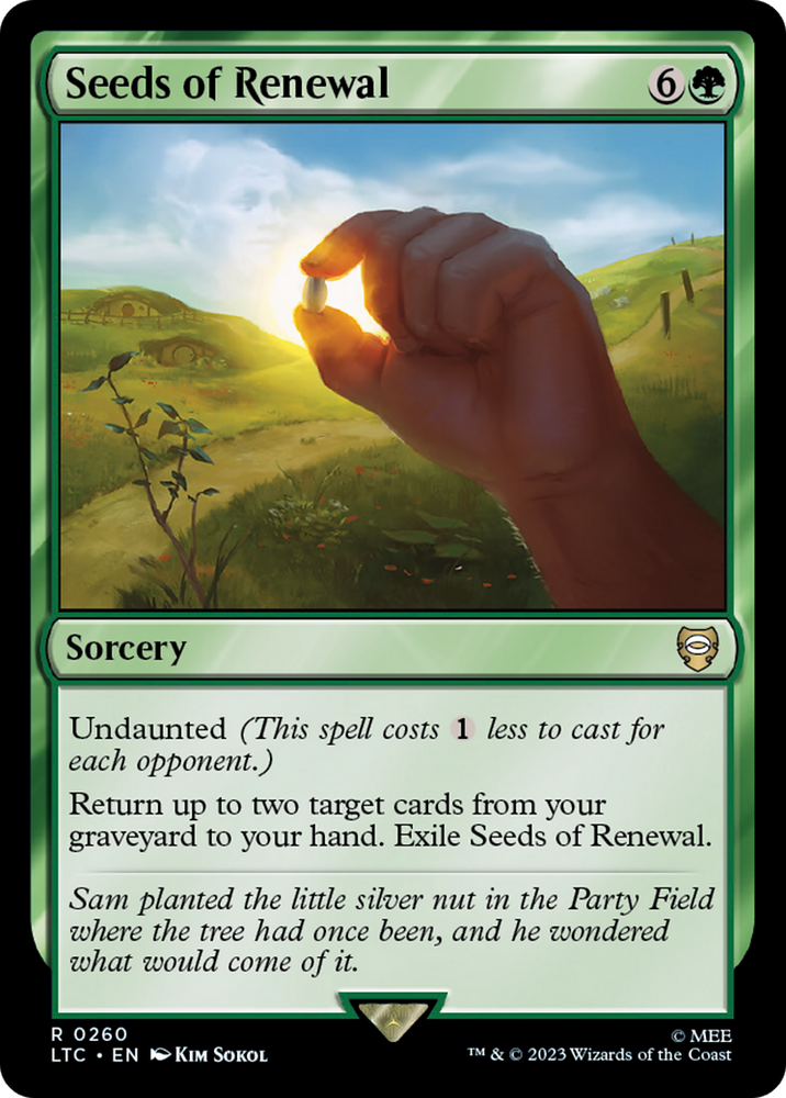 Seeds of Renewal [The Lord of the Rings: Tales of Middle-Earth Commander] - PokeCharles PokeStore