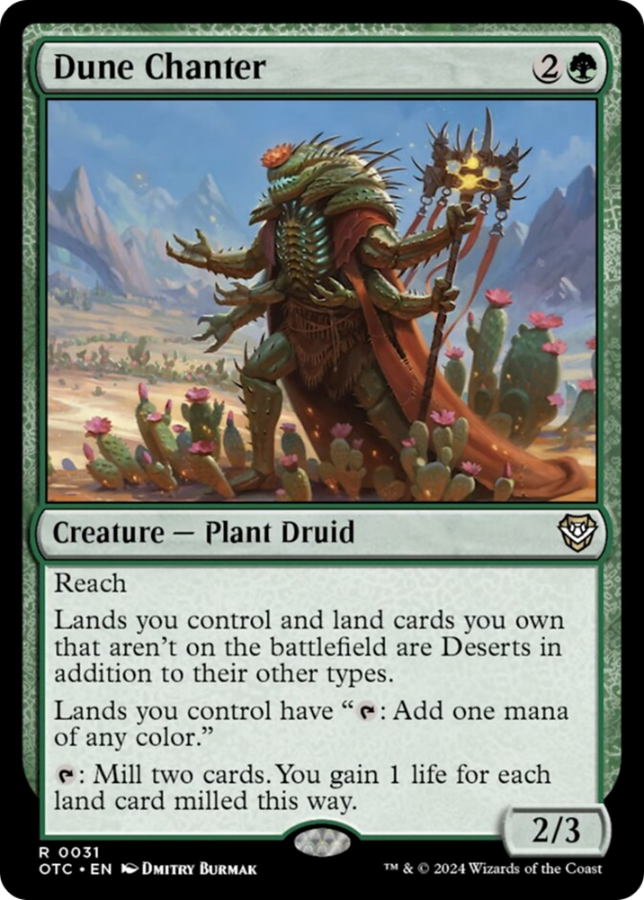 Dune Chanter [Outlaws of Thunder Junction Commander] - PokeCharles PokeStore
