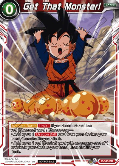 Get That Monster! (P-343) [Tournament Promotion Cards] - PokeCharles PokeStore